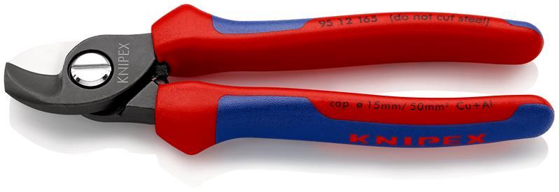Kabelschere L.165mm Mehrkomp.-Hüllen KNIPEX Kabelschere L.165mm Mehrkomp.-Hüllen KNIPEX