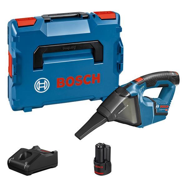 BOSCH Akku-Sauger GAS 12V, mit 2 x 3.0 Ah Li-Ion Akku, L-BOXX