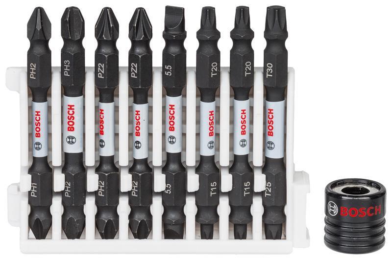 BOSCH Doppelklingen Schrauberbit-Set Impact Control, 9-teilig, diverse, 65 mm BOSCH Doppelklingen Schrauberbit-Set Impact Control, 9-teilig, diverse, 65 mm