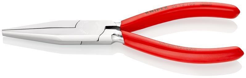 KNIPEX 30 13 160 Langbeckzange mit Kunststoff überzogen verchromt 160 mm KNIPEX 30 13 160 Langbeckzange mit Kunststoff überzogen verchromt 160 mm