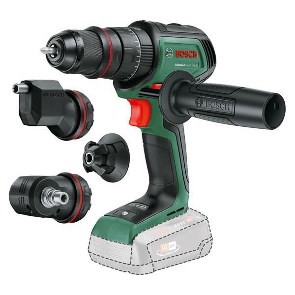 BOSCH Akku-Schlagbohrmaschine AdvancedImpact 18V-80 QuickSnap, Aufsätze