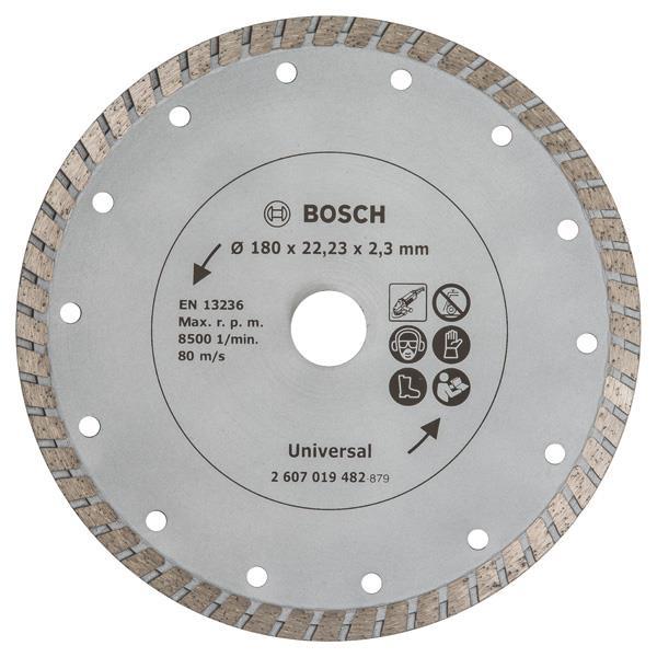 BOSCH Diamanttrennscheibe Turbo, Durchmesser: 180 mm