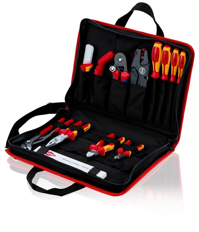 KNIPEX 00 21 11 Werkzeugtasche "Kompakt" Elektro 14-teilig 290 mm