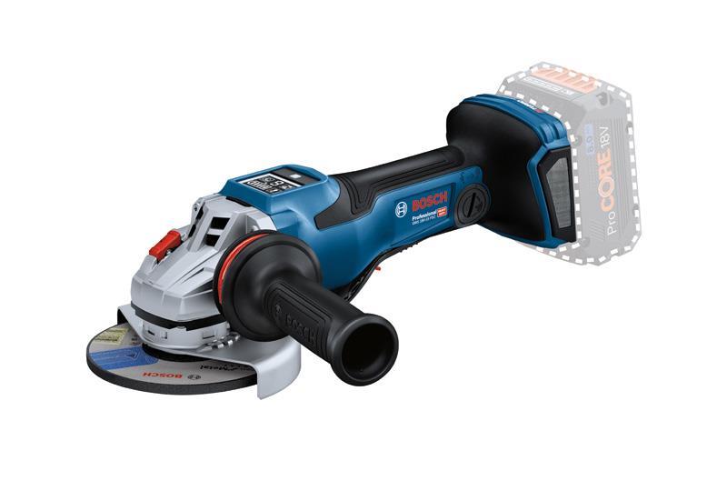 BOSCH Akku-Winkelschleifer BITURBO GWS 18V-15 PSC, L-BOXX