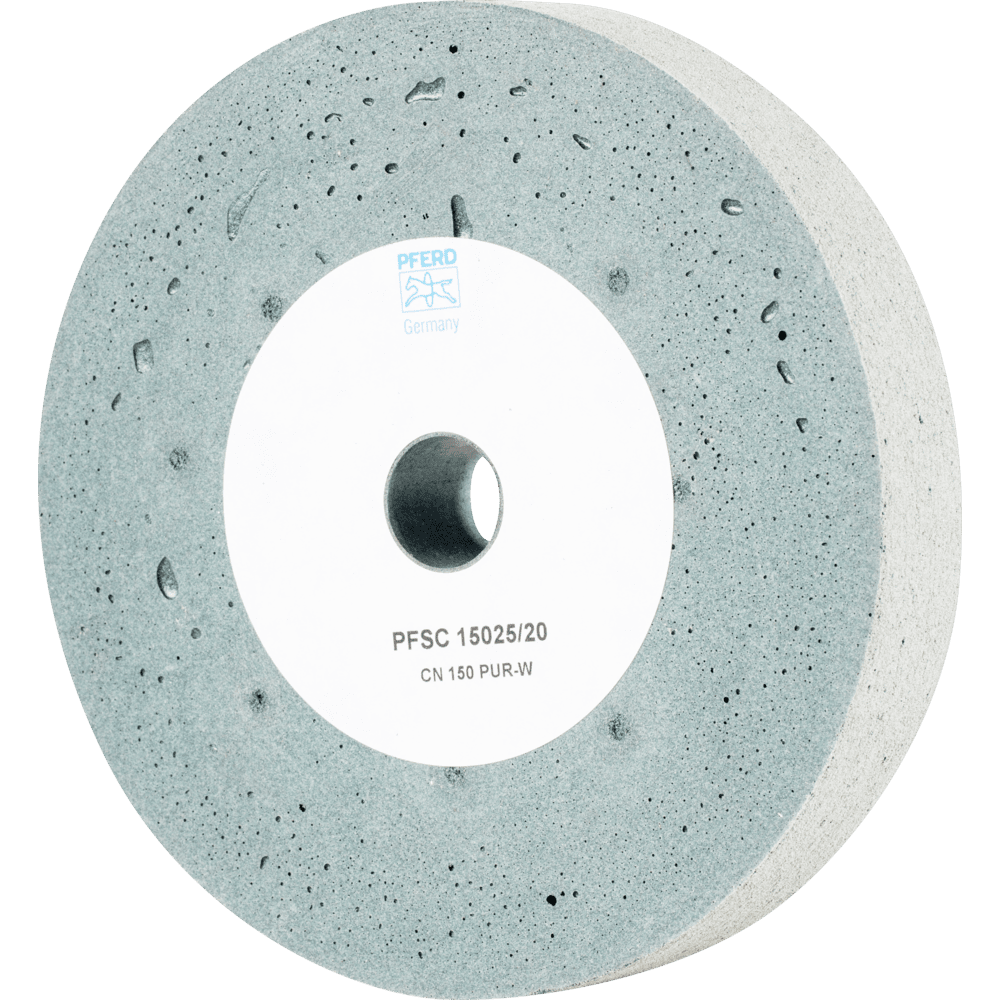 PFERD Poliflex Scheibe SC Ø 150x25 mm Bohrung-Ø 20mm Bindung PUR Weich SIC150 PFERD Poliflex Scheibe SC Ø 150x25 mm Bohrung-Ø 20mm Bindung PUR Weich SIC150