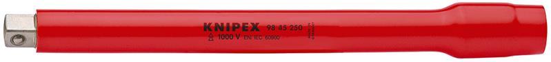 KNIPEX 98 45 250 Verlängerung mit Innen- / Außenvierkant 1/2" 250 mm