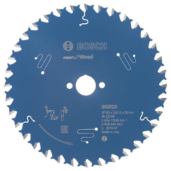 Kreissägeblatt Expert for Wood, 165 x 20 x 2,6 mm, 36