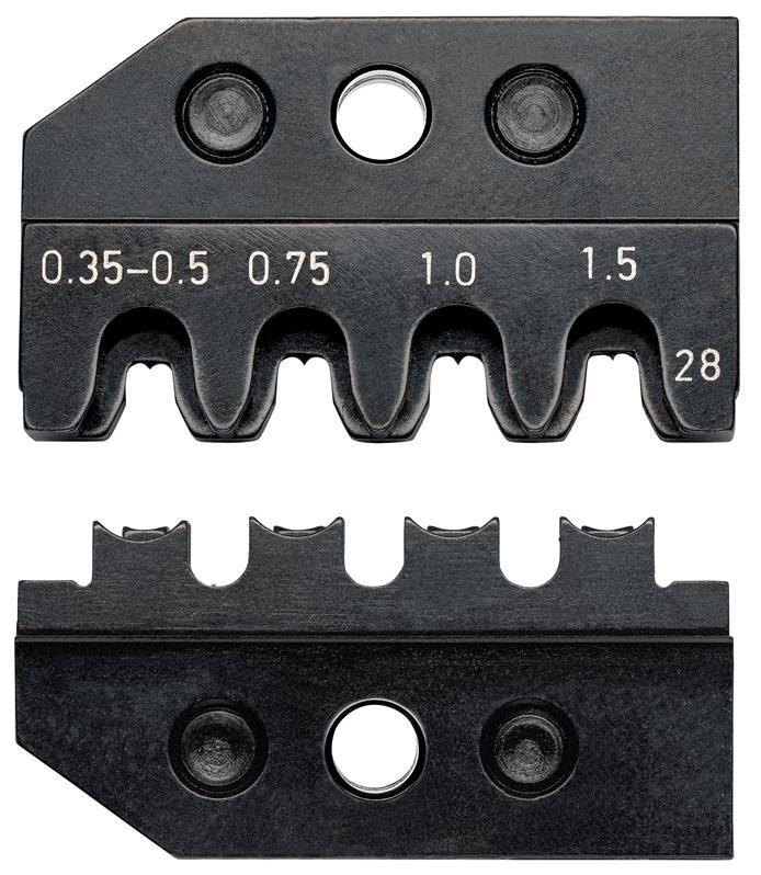 KNIPEX 97 49 28 Crimpeinsatz für Stecker der AMP-Superseal 1.5 Serie von Tyco Electronics KNIPEX 97 49 28 Crimpeinsatz für Stecker der AMP-Superseal 1.5 Serie von Tyco Electronics