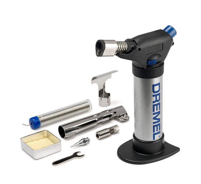 BOSCH DREMEL® Butangas-Lötlampe Versaflame 2.200-4, max. Brennzeit 75 min , 4 Zubehöre