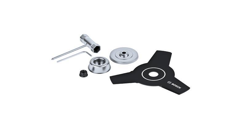 BOSCH Zubehör für Akku-Freischneider Freischneidermesser-Set 23 cm