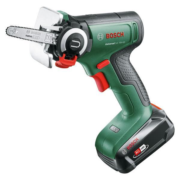 BOSCH Akku-Säge mit NanoBlade-Technologie UniversalCut 18V-65, Ladegerät AL 18V-20