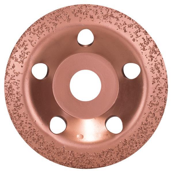 BOSCH Carbide-Schleifköpfe, 115 mm, Feinheitsgrad fein, Scheibenform schräg