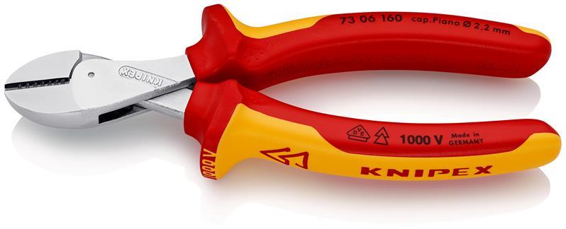 Kompaktseitenschneider X-Cut® L.160mm VDE Mehrkomp.-Hüllen VDE KNIPEX