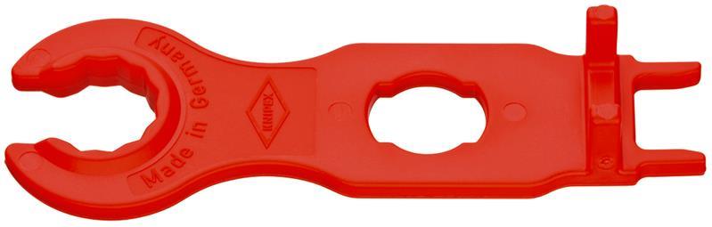 KNIPEX 97 49 66 2 Montagewerkzeug-Set für Solar-Steckverbinder MC4 (Multi-Contact) 115 mm (SB-Karte/Blister)