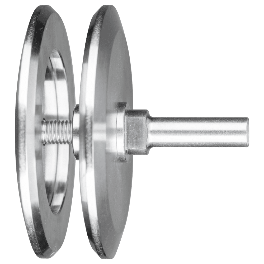 PFERD Zubehör Werkzeughalter BO für Rundbürsten Ø200mm mit Bohrung 22,2 auf 12 mm Schaft