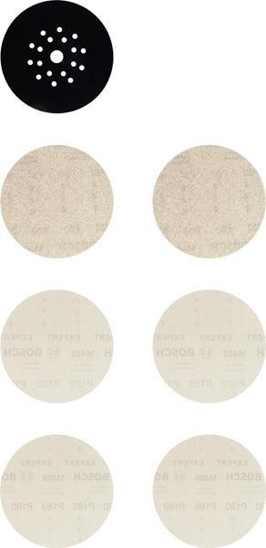 BOSCH EXPERT M480 Schleifnetz-Set, 225 mm, K 80/120/180/Schleiftellerschoner, 7 Stück BOSCH EXPERT M480 Schleifnetz-Set, 225 mm, K 80/120/180/Schleiftellerschoner, 7 Stück