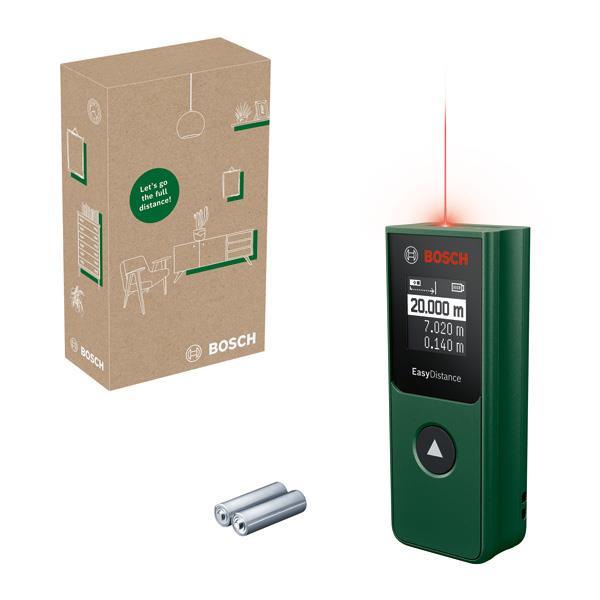 BOSCH Digitaler Laser-Entfernungsmesser EasyDistance 20, eCommerce-Karton