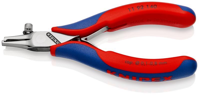 Elektronikabisolierzange Gesamt-L.140mm Arbeitsber.0,1-0,8mm KNIPEX Elektronikabisolierzange Gesamt-L.140mm Arbeitsber.0,1-0,8mm KNIPEX