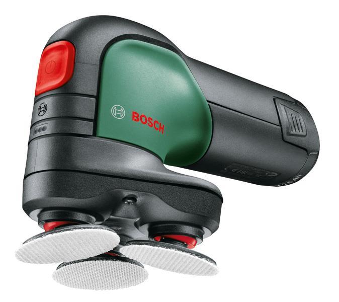 BOSCH Akku-Tellerschleifer und -Polierer EasyCurvSander 12, 1 x Akku PBA 12V 2.0Ah