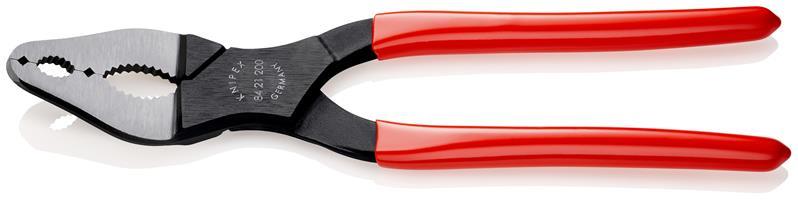 KNIPEX 84 21 200 Fahrzeug-Konuszange mit Kunststoff überzogen schwarz atramentiert 200 mm KNIPEX 84 21 200 Fahrzeug-Konuszange mit Kunststoff überzogen schwarz atramentiert 200 mm