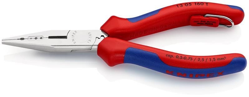 KNIPEX 13 81 200 Elektro-Installationszange mit Kunststoff überzogen schwarz atramentiert 200 mm KNIPEX 13 81 200 Elektro-Installationszange mit Kunststoff überzogen schwarz atramentiert 200 mm