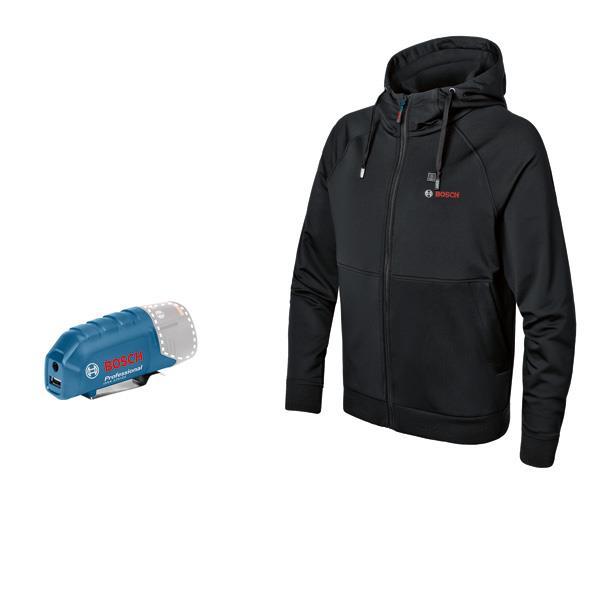 BOSCH Beheizbarer Hoodie GHH 12+18V XA 2XL