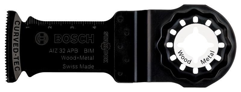 BOSCH BIM Tauchsägeblatt AIZ 32 APB, Wood and Metal, 50 x 32 mm, 1er-Pack