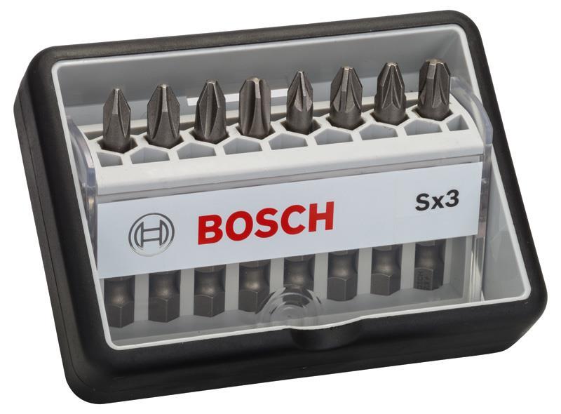 BOSCH 8-tlg. Schrauberbit-Set, Robust Line, Sx PH/PZ, Extra Hard-Ausführung BOSCH 8-tlg. Schrauberbit-Set, Robust Line, Sx PH/PZ, Extra Hard-Ausführung