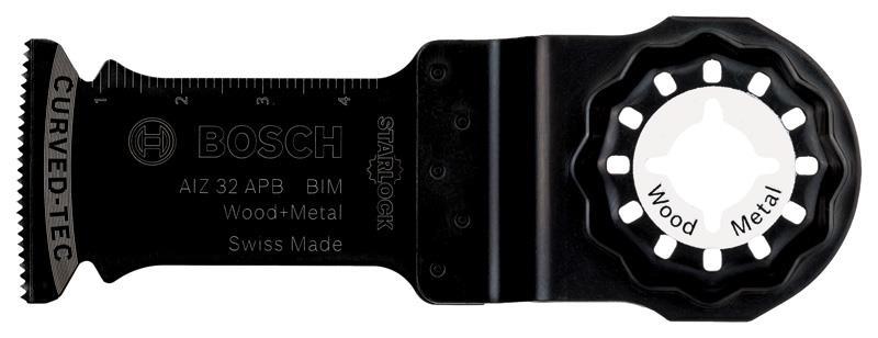 BOSCH BIM Tauchsägeblatt AIZ 32 APB, Wood and Metal, 50 x 32 mm, 10er-Pack