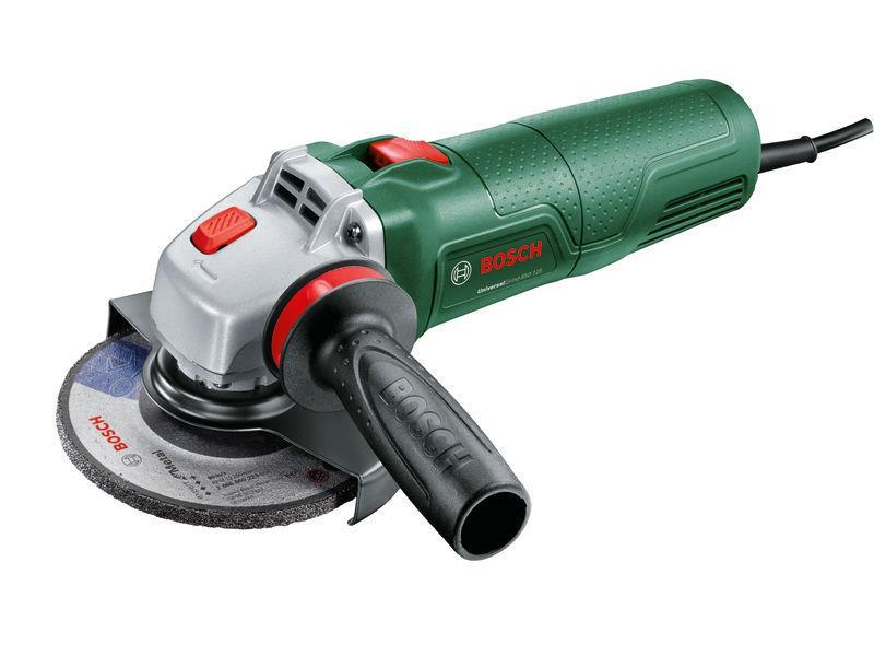 BOSCH Winkelschleifer UniversalGrind 850-125 + 3 Scheiben