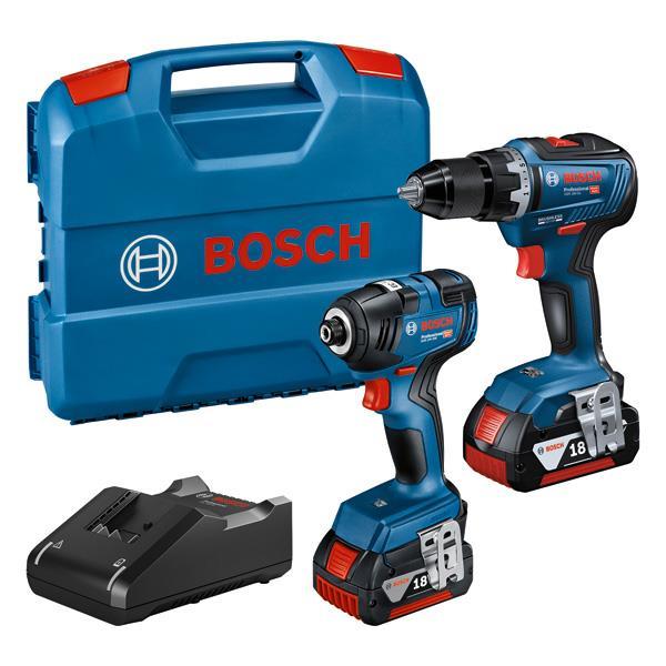 BOSCH Combo Kit GDR 18V-200 + GSR 18V-55, L-Case