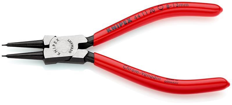 Sicherungsringzange J 0 f.Bohrungen D.8-13mm pol.KNIPEX