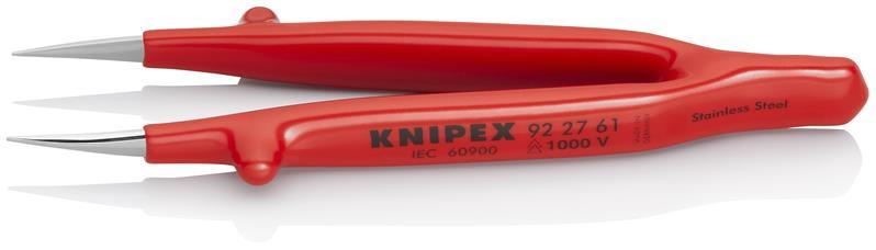 Präzisionspinzette L.130mm ger.verchr.KNIPEX