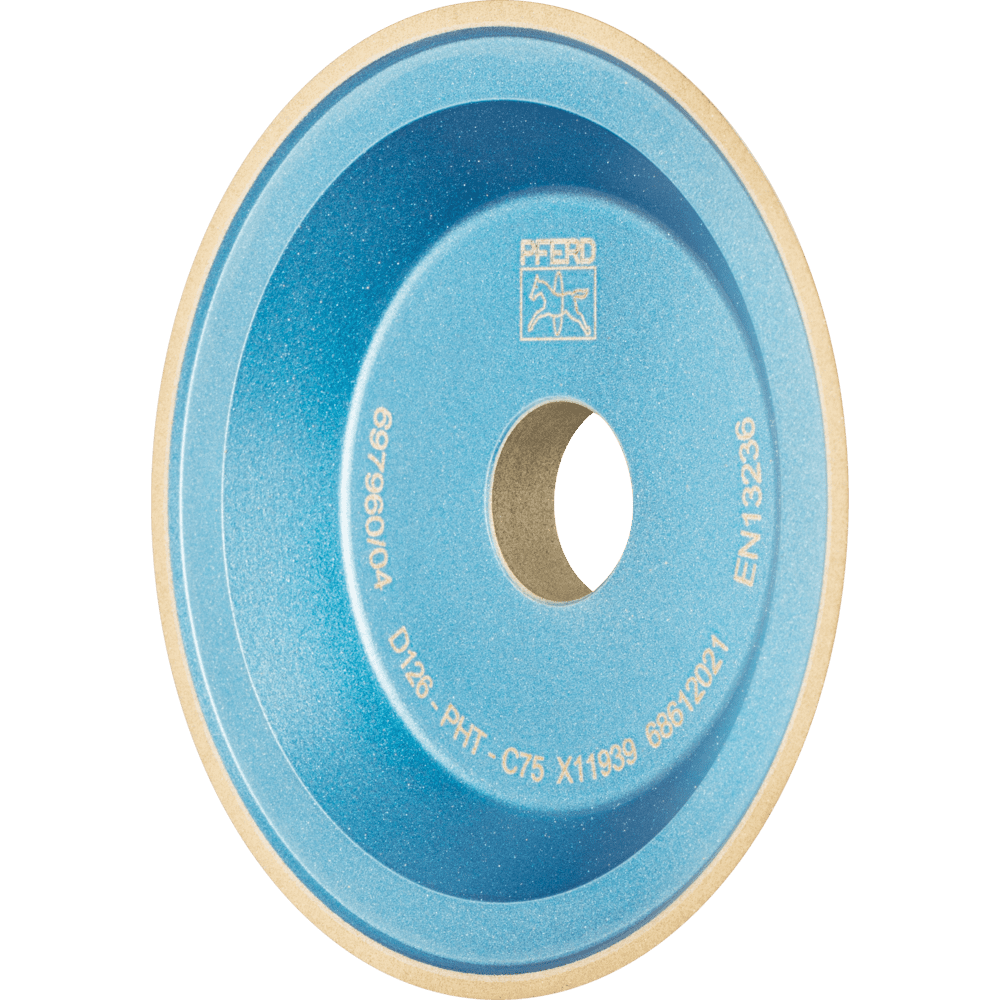 PFERD Diamant-Schleifscheibe Kunstharz 12V9 PHT 230mm D126 (mittel) Trockenschliff PFERD Diamant-Schleifscheibe Kunstharz 12V9 PHT 230mm D126 (mittel) Trockenschliff