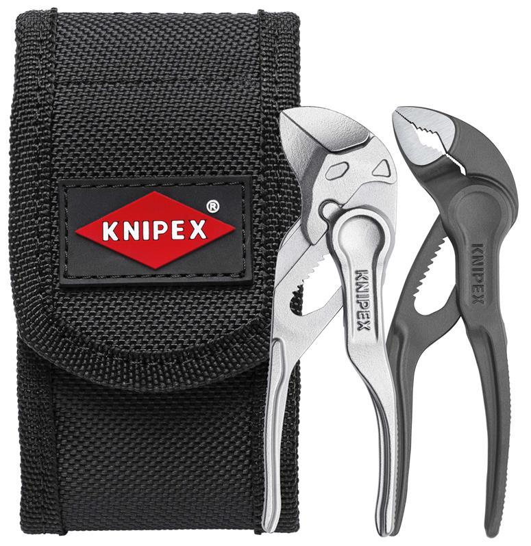 KNIPEX 00 20 72 V04 XS Mini-Zangenset XS in Werkzeuggürteltasche 2-teilig 110 mm