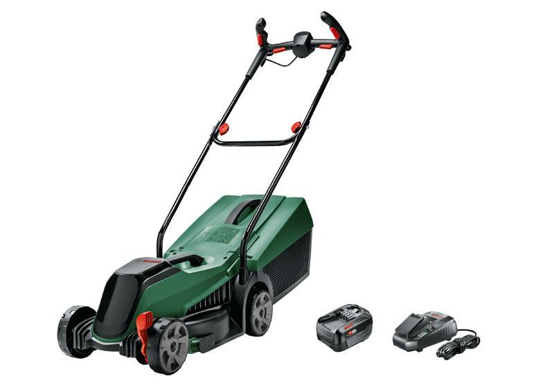 BOSCH Akku-Rasenmäher CityMower 18V-32-300: 1x Akkupack PBA 18V 4.0Ah W-C, Ladegerät