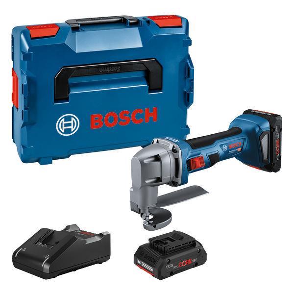 BOSCH Akku-Blechschere GSC 18V-16 E, 2 Akku ProCORE18V, Schnelladeg. u. L-BOXX BOSCH Akku-Blechschere GSC 18V-16 E, 2 Akku ProCORE18V, Schnelladeg. u. L-BOXX