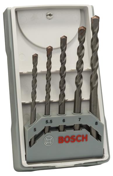 BOSCH 5-tlg. CYL-3 Betonbohrer-Set, 5–8 mm