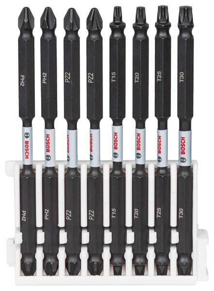BOSCH Doppelklingen Schrauberbit-Set Impact Control, 8-teilig, diverse, 110 mm BOSCH Doppelklingen Schrauberbit-Set Impact Control, 8-teilig, diverse, 110 mm