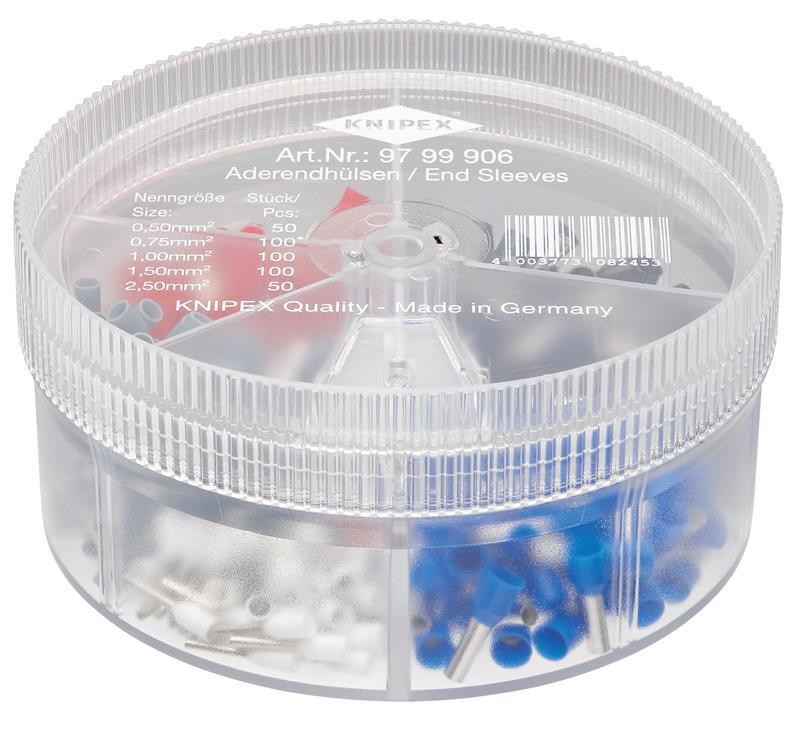 Aderendhülsenbox 400-tlg.0,5-2,5mm² Ku.-Box KNIPEX Aderendhülsenbox 400-tlg.0,5-2,5mm² Ku.-Box KNIPEX