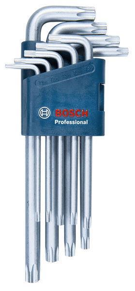 BOSCH Innensechskant, Torx Schlüssel Set, 9-tlg.