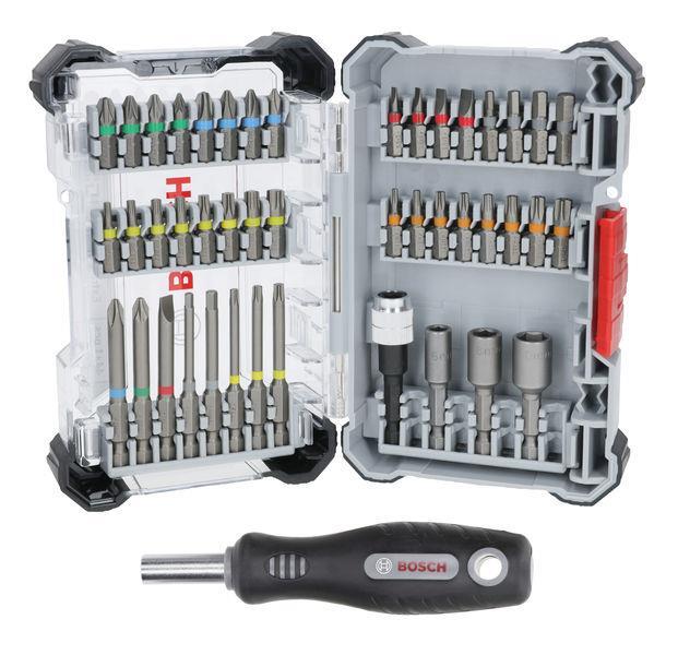 BOSCH Extra Hard Set, 44+1‑tlg. im Pick and Click-Koffer