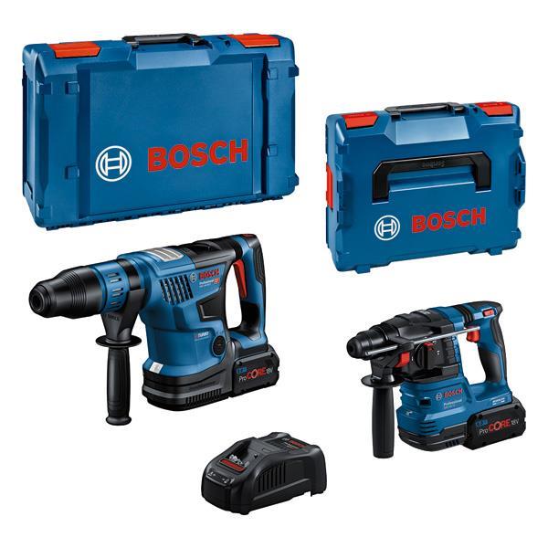 BOSCH Combo Kit 2-tlg. 18V: GBH 18V-22/GBH 18V-36C (BT), 2 x Akku, Schnellladegerät BOSCH Combo Kit 2-tlg. 18V: GBH 18V-22/GBH 18V-36C (BT), 2 x Akku, Schnellladegerät