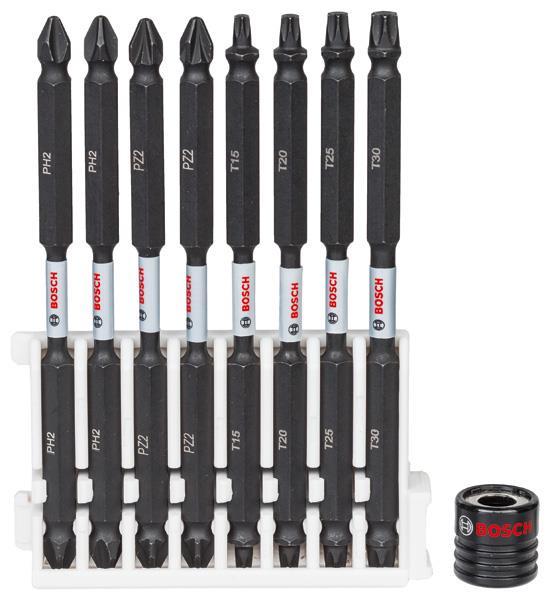 BOSCH Doppelklingen Schrauberbit-Set Impact Control, 9-teilig, diverse, 110 mm BOSCH Doppelklingen Schrauberbit-Set Impact Control, 9-teilig, diverse, 110 mm