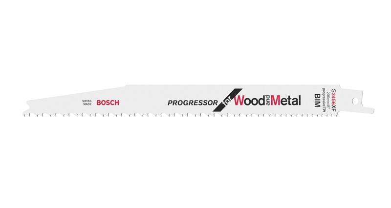 Säbelsägeblatt S 3456 XF, Progressor for Wood and Metal, 5er-Pack