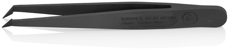 KNIPEX 92 09 03 ESD Kunststoffpinzette ESD Glatt 110 mm KNIPEX 92 09 03 ESD Kunststoffpinzette ESD Glatt 110 mm