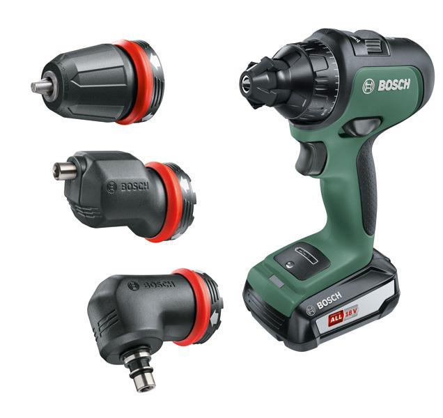 BOSCH Akku-Bohrschrauber AdvancedDrill 18, 1 x Akku PBA 18V 2.5Ah, mit 2 Aufsätzen