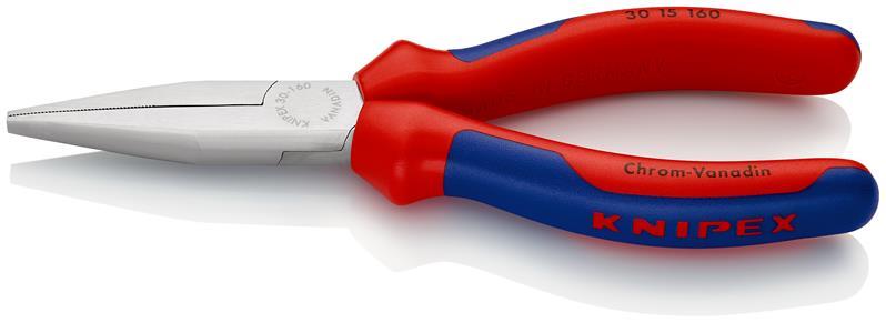 Langbeckzange Gesamt-L.160mm Kopf pol.halbrd.Mehrkomp.-Hüllen KNIPEX Langbeckzange Gesamt-L.160mm Kopf pol.halbrd.Mehrkomp.-Hüllen KNIPEX