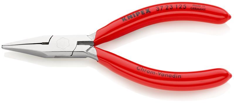 KNIPEX 37 23 125 Greifzange für Feinmechanik mit Kunststoff überzogen verchromt 125 mm