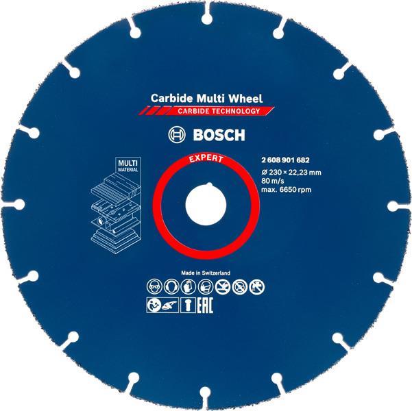 BOSCH EXPERT Carbide Multi Wheel Trennscheibe, 230 mm, 22,23 mm